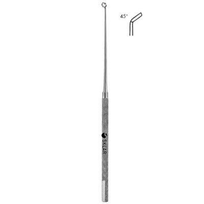 Micro Kerrison Rongeur, Small Handles, 9.0 Mm Opening, Thin Footplates, 40 Degree Up, 3.0 Mm Bite, 11" (27.9 Cm)